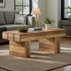 Hommoo Farmhouse Coffee Table Brown - 3 of 4