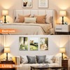 Itopfox Upgraded Touch Lamps Set of 2 for Night Stands with USB C+A, 3 Way Dimmable for Bedroom Living Room End Tables Office - 4 of 4