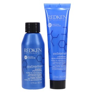 Redken Extreme Shampoo 1.7 oz & Extreme Conditioner 1.01 oz Combo Pack - 1 of 4