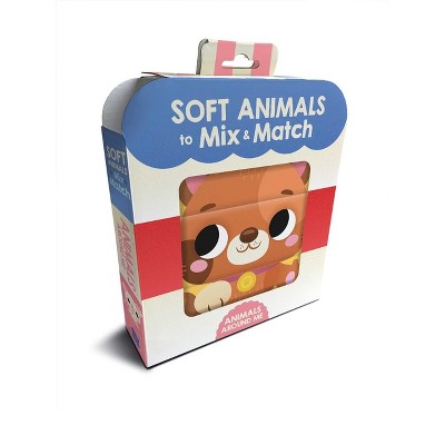 Soft Animals to Mix & Match Animals Around Me - by  Little Genius Books (Bath Book)