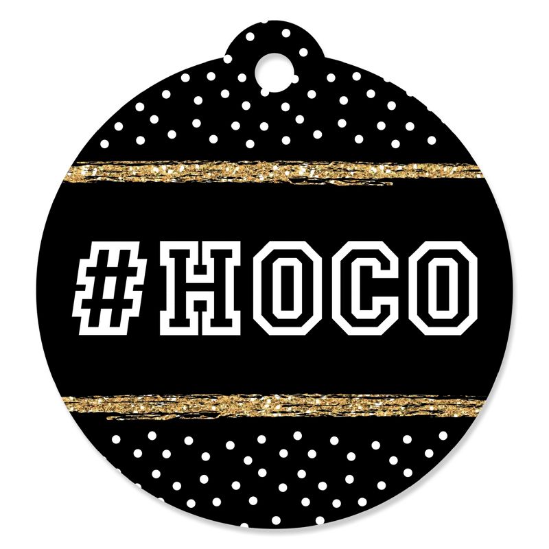 Big Dot of Happiness Hoco Dance - Homecoming Favor Gift Tags (Set of 20), 1 of 5