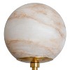 Modern 25'' Dimmable Alabaster Wall Sconce with Bulb - 2 of 4