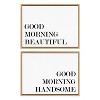(Set of 2) 18" x 24" Sylvie Good Morning Framed Canvas by Maggie Price Natural - Kate & Laurel All Things Decor - 2 of 4