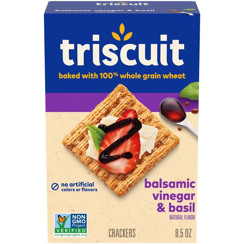 Triscuit Balsamic Vinegar & Basil Crackers - 8.5oz, 1 of 16