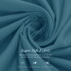 Subrtex Elastic Wrap Around Bed Skirt Dust Ruffle Smooth Soft Bed Frame Cover 15-inch Drop - 4 of 4
