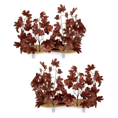 On2Pets Autumn Cat Canopy Shelves - Purple - 2ct