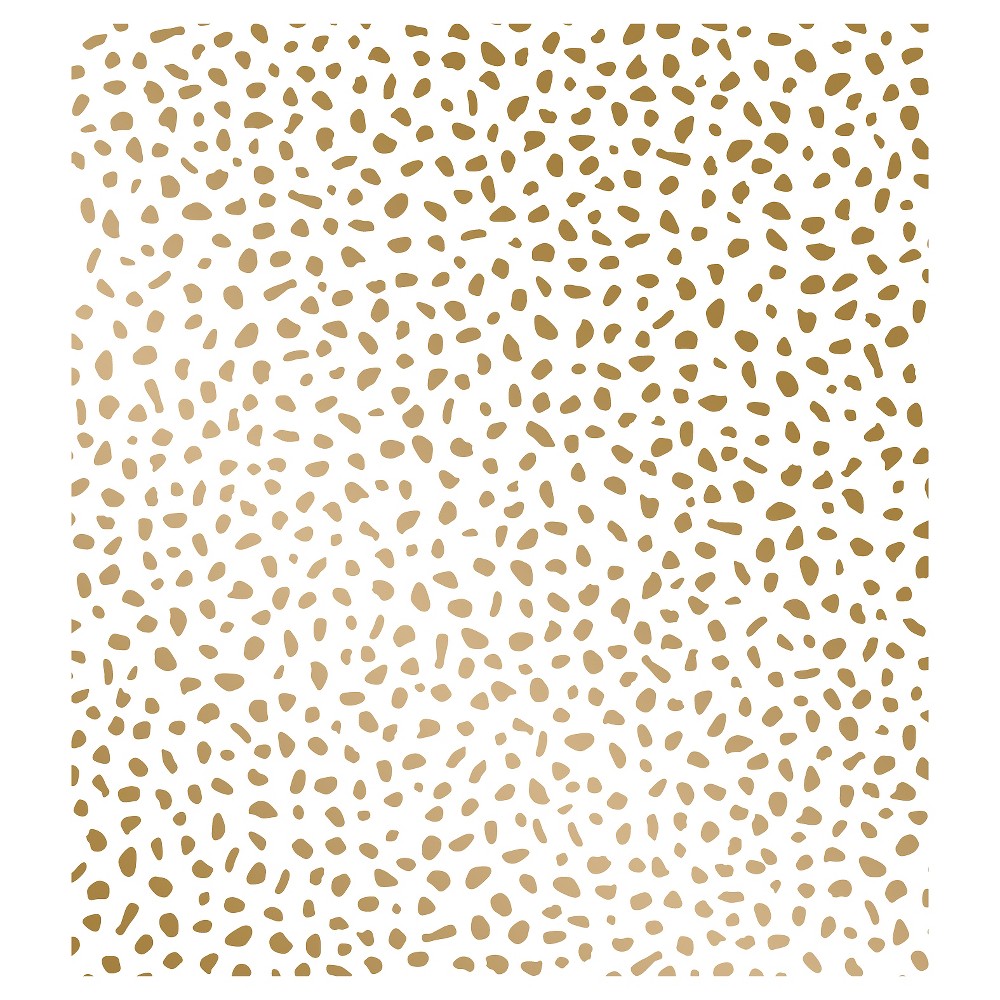 Speckled Dot Peel & Stick Wallpaper Metallic Gold - Opalhouse