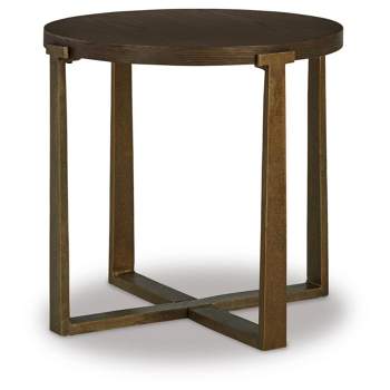 Balintmore End Table Metallic Brown/Beige - Signature Design by Ashley