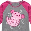 Girls' - Instant Message - Kawaii Shirt Tail Raglan Graphic T-shirt - 2 of 4