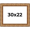 PosterPalooza | Modern Shadow Box 1" Depth Gold Picture Frame - UV Acrylic, Backing Board, Hanging Hardware - 2 of 4
