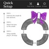 Best Choice Products 36in Pre-Lit Outdoor Christmas Wreath, LED Metal Holiday Decor w/ 120 Lights, Bow - Purple/Black - image 4 of 4