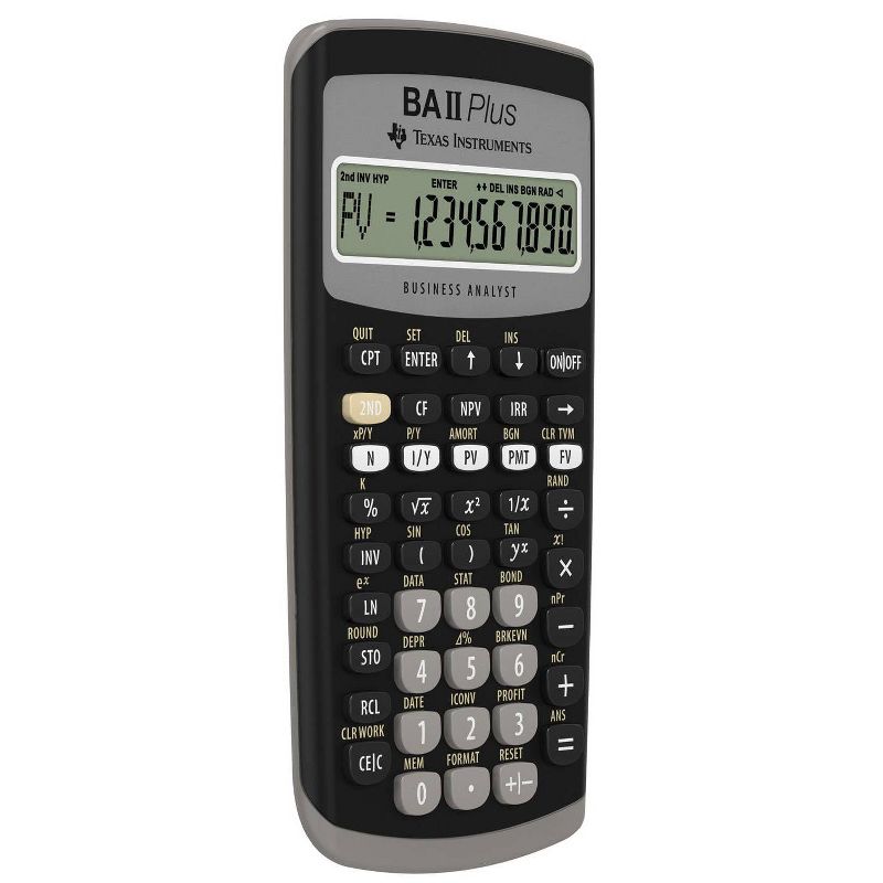 Texas Instruments BAII Plus Calculator, 2 of 6
