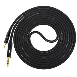 LyxPro 10ft 1/8" TRS to 1/4" TRS Male Balanced Audio Cable for Microphones and Studio Equipment - 1 of 4