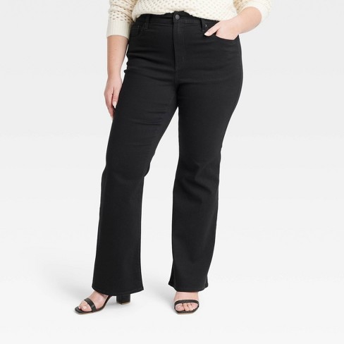 Women's High-rise Flare Jeans - Universal Thread™ Black : Target