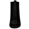 Allegra K Women's Square Toe Block Heels Elastic Chelsea Ankle Boots - 3 of 4