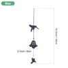 Unique Bargains Cast Iron Traditional Outdoor Decor Wind Chime 1 Pcs - 3 of 4