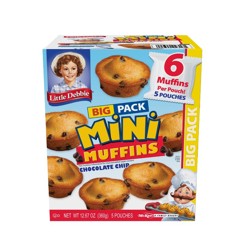 Little Debbie Big Pack Chocolate Chip Mini Muffins - 12.67oz, 3 of 6