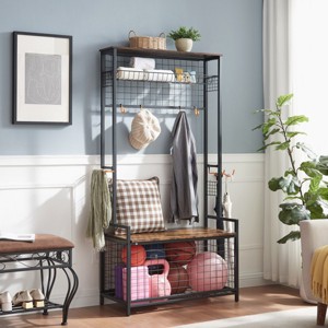 Baofuwish Garage Sports Equipment Organizer System Ball Gear Basketball Racks with Baskets, Indoor/Outdoor Kids Toys Storage Organizer - 1 of 4