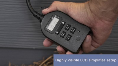 GE My Touch Smart Digital Timer, Indoor/Outdoor Plug-In