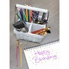 AuldHome Design Gray Wood Basket Caddy, 4-Compartment Carry-All Divided Organizer - 4 of 4