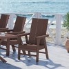 WestinTrends Outdoor Patio Modern Adirondack Dining Chair Weather Resistant - 2 of 4