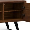 63" Solid Wood TV Media Stand with Handcrafted Finish, Cord Management, and Anti-Tip Kit Included for Living Room and Bedroom - 4 of 4