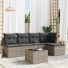 vidaXL Garden Sofa Set Grey - 2 of 4