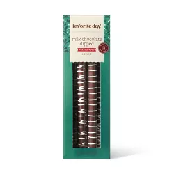 White Drizzle Pretzel Rods Dipped in Chocolate - 5.1oz/6ct - Favorite Day™