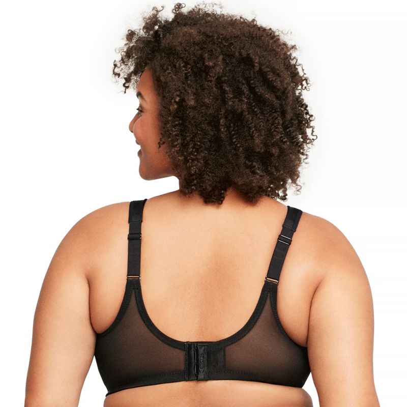 Glamorise Womens MagicLift Natural Shape Support Wirefree Bra 1010 Black, 2 of 5
