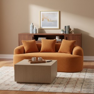 Whisen Chenille Loveseat with High-Density Sponge - 1 of 4