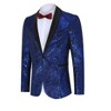 Men's Fashion Blazer Suit Jacket Shawl Lapel One Button Luxury Weddings Party Dinner Prom Tuxedo - 2 of 4