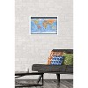 Trends International Map - World Time Zones Framed Wall Poster Prints - 2 of 4