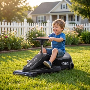 Garvee 12V Kids Ride On Car, Electric Vacuum Truck Toy for Kids Ages 3 ...