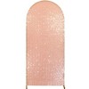 TROPOW Sequin Wedding Arch Cover – Round Top Zippered Backdrop for Parties/Events (1-Pack) - 4 of 4