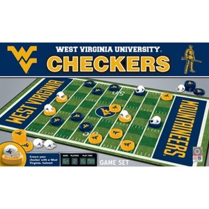 MasterPieces Officially licensed NCAA West Virginia Mountaineers Checkers Board Game for Families and Kids ages 6 and Up - 1 of 4