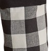 Park Designs Black and Cream Buffalo Check Stocking Set of 2 - 3 of 4