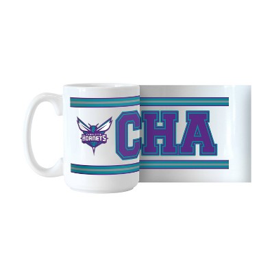 NBA Charlotte Hornets Stripe Sublimated Mug - 15oz