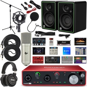 Focusrite Scarlett 4i4 4th‑Gen USB‑C Interface Bundle – Studio Monitors, Headphones & Software Kit - 1 of 4