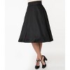 Unique Vintage Women's Retro Style High Waist Vivien Swing Skirt - 2 of 4