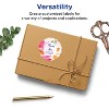 Avery Scallop Round Labels, Sure Feed, Permanent Adhesive, Textured White, 2-1/2" Diameter, 90 Labels (8218) - 2 of 4