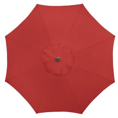 BrylaneHome 9' Tilt-And-Crank Umbrella