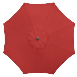 BrylaneHome 9 Ft. Tilt-And-Crank Umbrella - 1 of 4