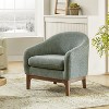 Kiian Boucle Armchair Chair with solid wood legs| HULALA HOME - 2 of 4