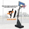 Portable Basketball Hoop for Youth Adults & Professional Match,Adjustable Height 8.04 ft to 10.01 ft, 44 inch Backboard with Rebound System, Wheels - 3 of 4