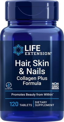 Hair,Skin & Nails-Collagen Plus Formula by Life Extension  -  120 Tablet