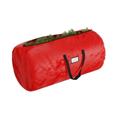 Elf Stor 9' Deluxe Holiday Christmas Tree Storage Bag Red