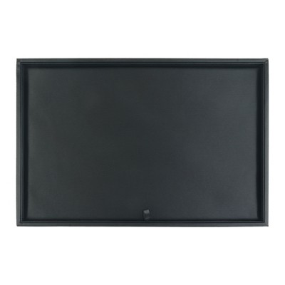 Unique Bargains PU Leather Jewelry Display Organizer Trays with Removable Dividers for Drawers