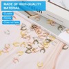 Unique Bargains Metal Bulk Elegant DIY Crafts Jewelry Making Horseshoe Pendant 50 Pcs - 4 of 4
