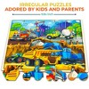 QUOKKA 28 Pieces Wooden Puzzles for Kids 3 4 5 Years Old - 2 of 4