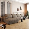 Dewdrop Cloud Sectional Couch ,Modern Modular Sofa with Deep Seat, Upholstered Couches for Living Room Bedroom,No Assembly Required - 2 of 4